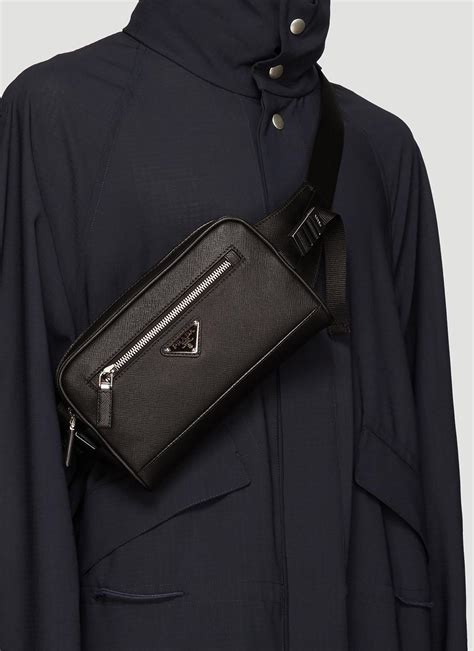 prada men's belt bag|prada belt with pouch.